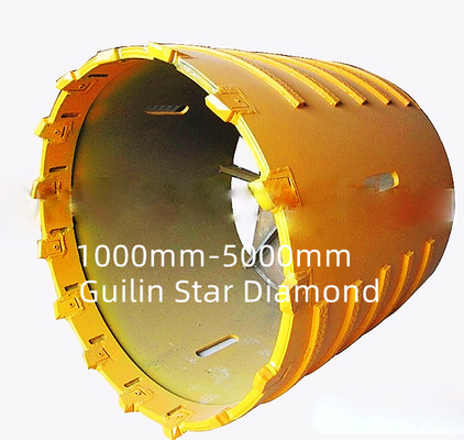 1000mm 5000mm PDC Coring Bit ISO9001 do eksploracji geologicznych